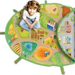 ACHOKA® Aufräum-Spielteppich Zum Wenden