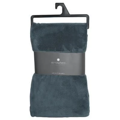 Atmosphera Créateur D'intérieur Fleecedecke In Marineblau – Bild 3