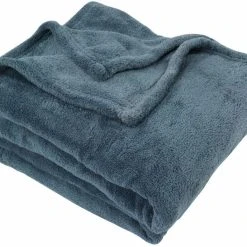 Atmosphera Créateur D'intérieur Fleecedecke In Marineblau