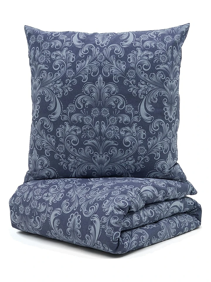 Avance Perkal-Bettwäsche-Set In Blau