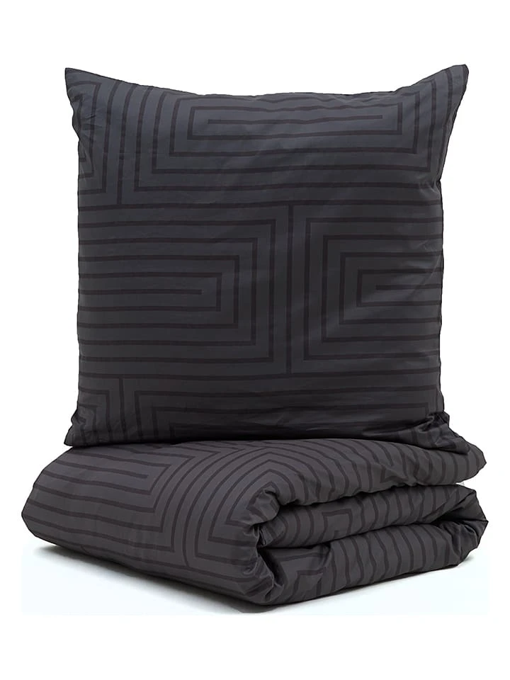 Avance Satin-Bettwäsche-Set In Grau