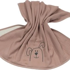 Be Be's Collection Kuscheldecke Musselin, Hund, 70 X 100 Cm