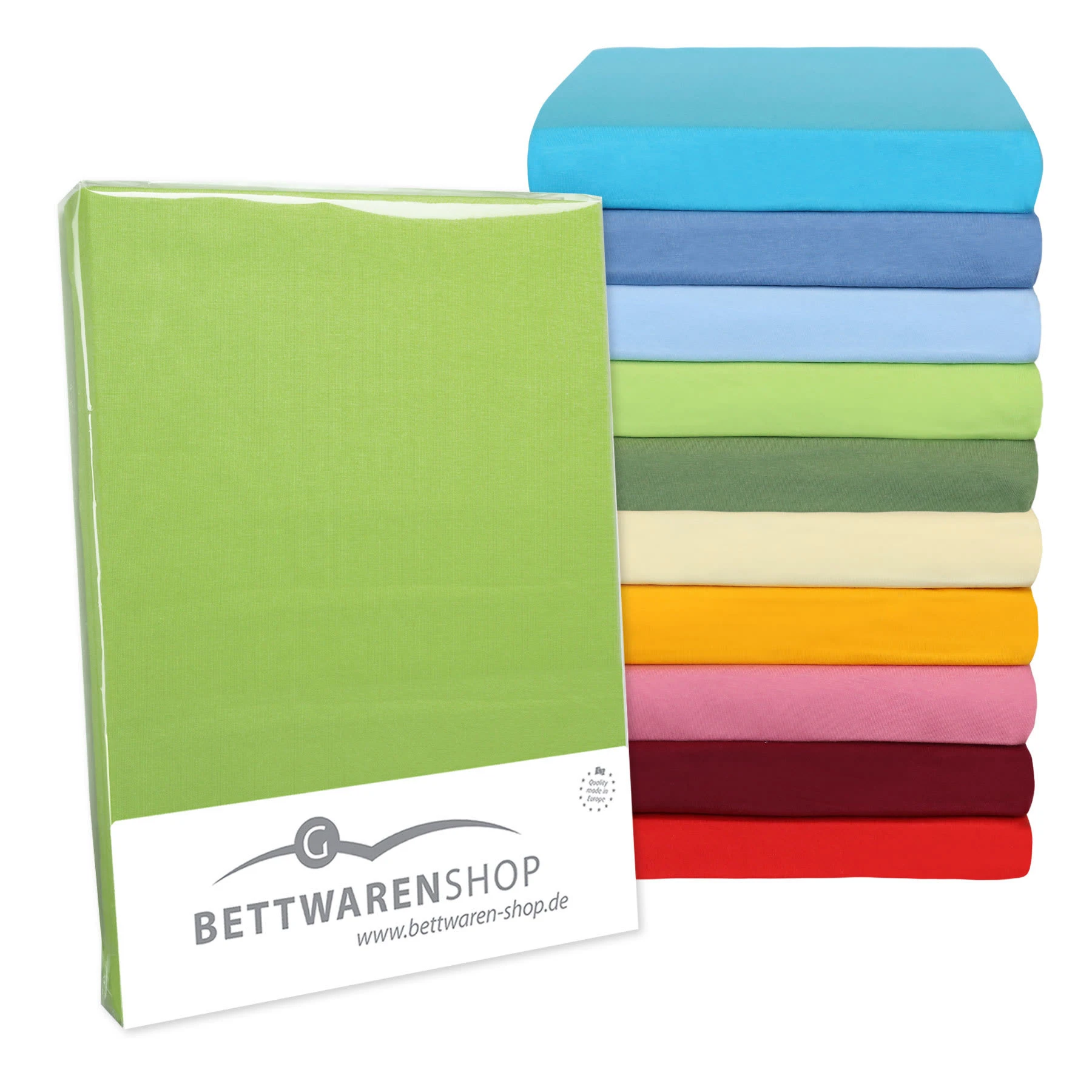 BettwarenShop Spannbettlaken Nicole Mako-Jersey In Brombeer – Bild 2