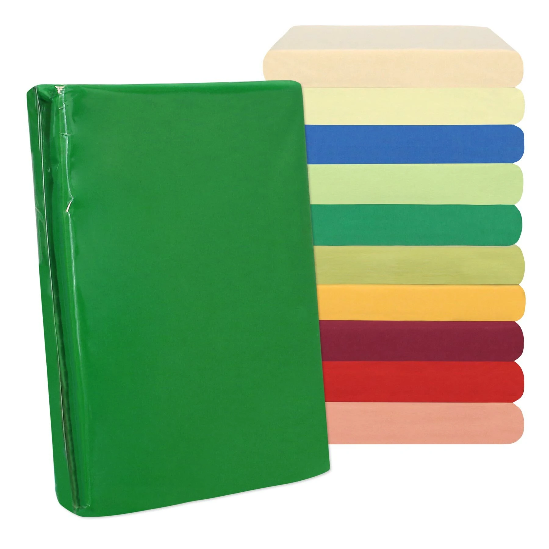 BettwarenShop Spannbettlaken Ultra-Stretch In Oliv – Bild 2