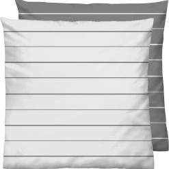 Biberna Kuschelkissenbezug In Grau