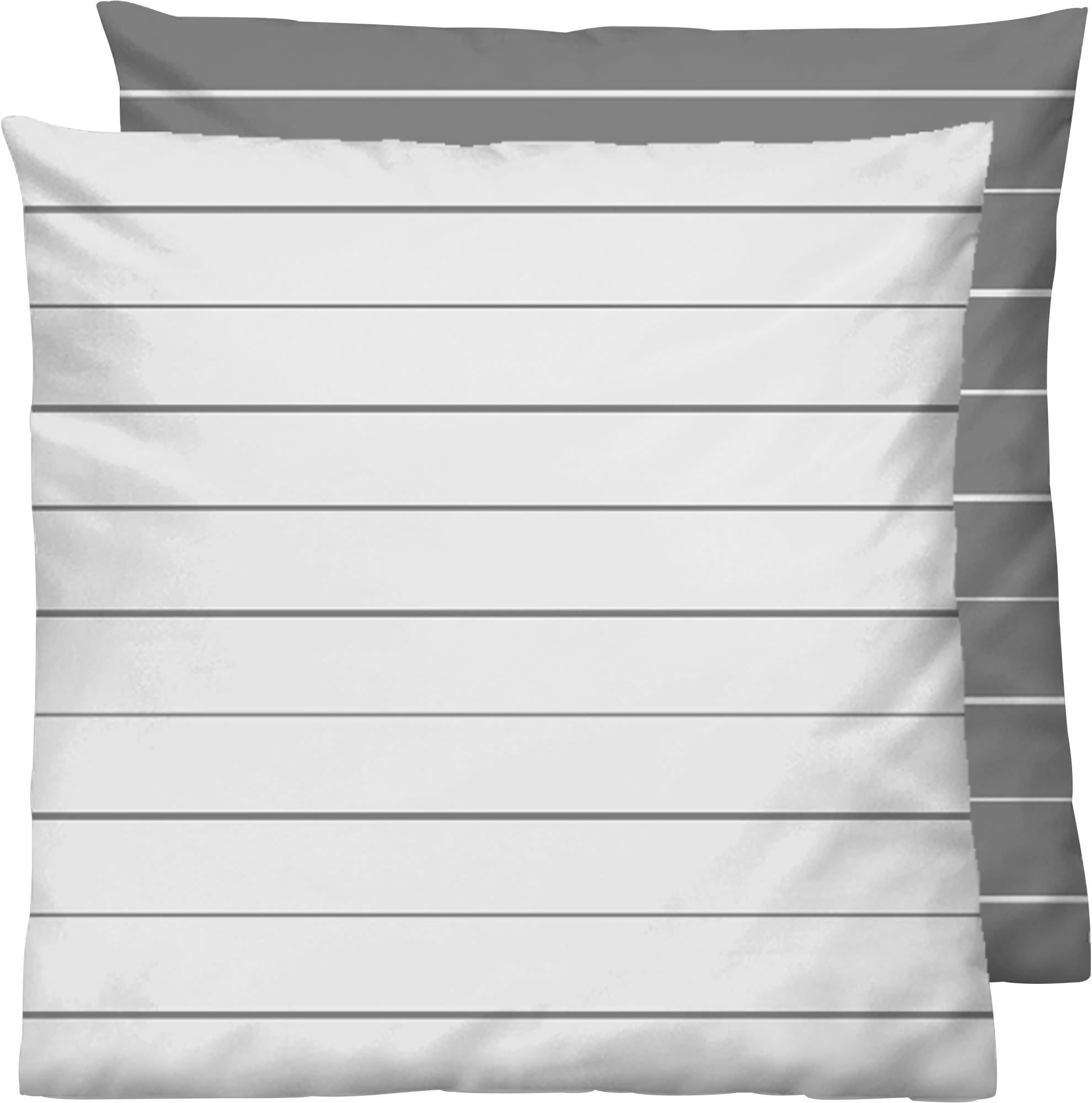 Biberna Kuschelkissenbezug In Grau