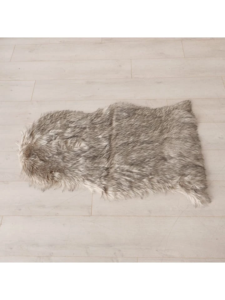 Boltze 2er-Set: Dekofelle "Furano" In Creme/ Hellbraun - (L)102 X (B)65 Cm – Bild 3