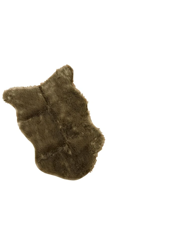 Boltze 2er-Set: Dekofelle "Skoldi" In Braun/ Weiß - (L)90 X (B)69 Cm – Bild 2