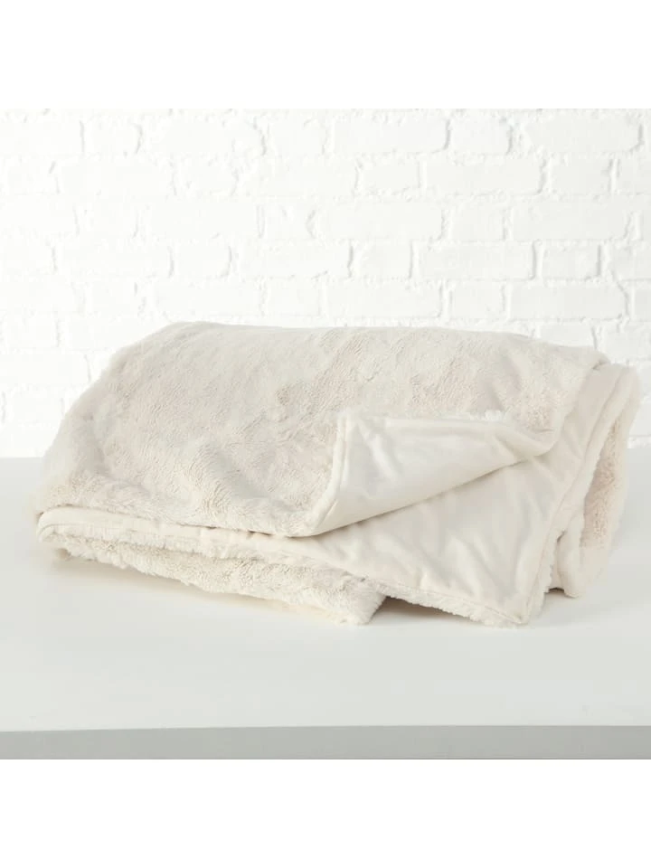 Boltze Wohndecke "Storan" In Creme - (L)200 X (B)150 Cm