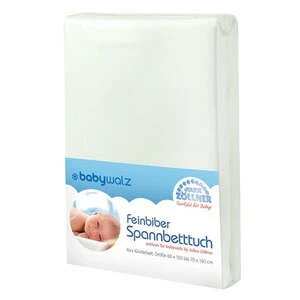 Bornino Home Feinbiber-Spannbetttuch 60x120 Cm - 70x140 Cm In Grün – Bild 3