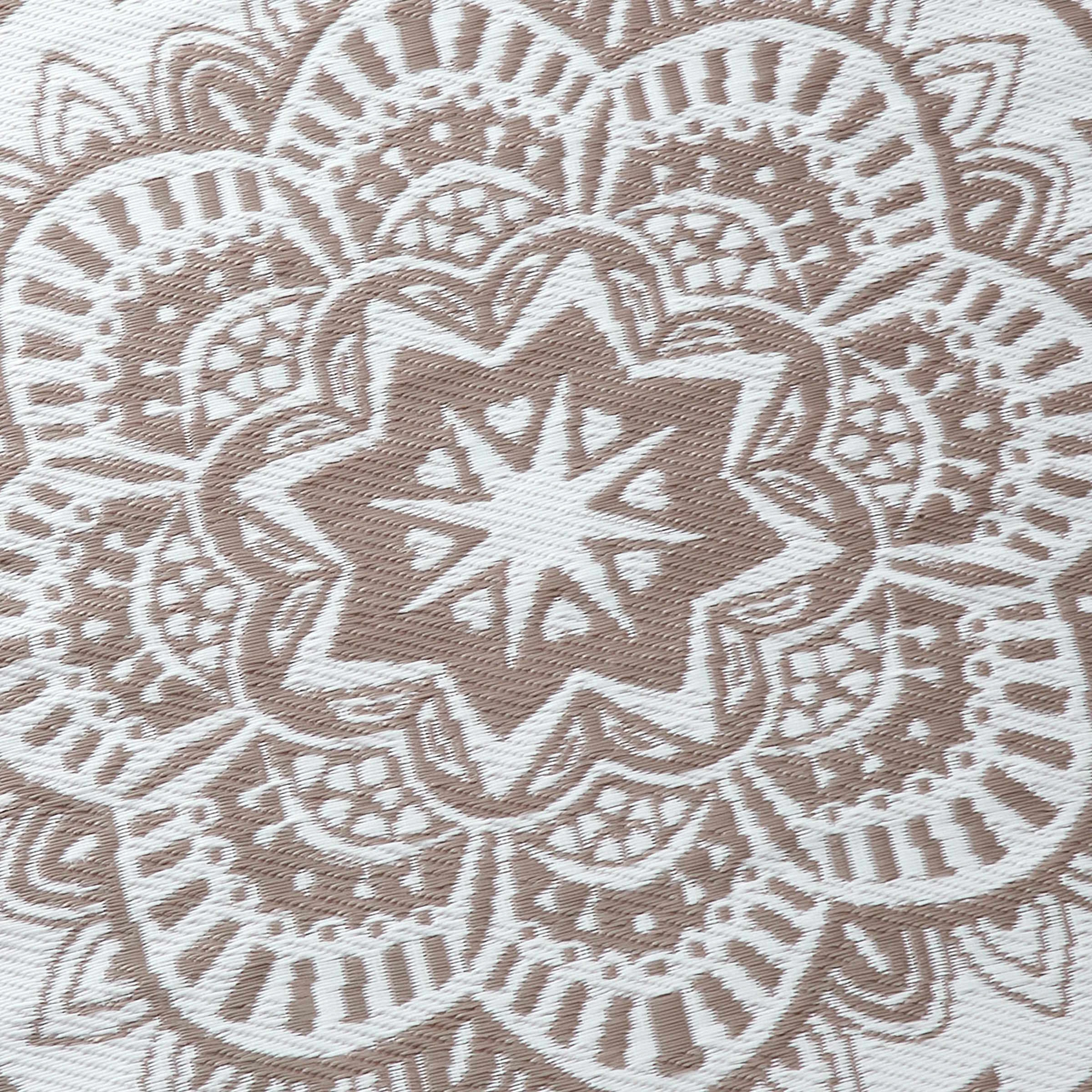 Butlers In- & Outdoor-Teppich Flora Ø118cm COLOUR CLASH In Natur-Weiß – Bild 6