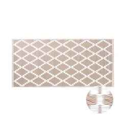 Butlers In- & Outdoor-Teppich Rauten L 140 X B 70cm COLOUR CLASH In Natur