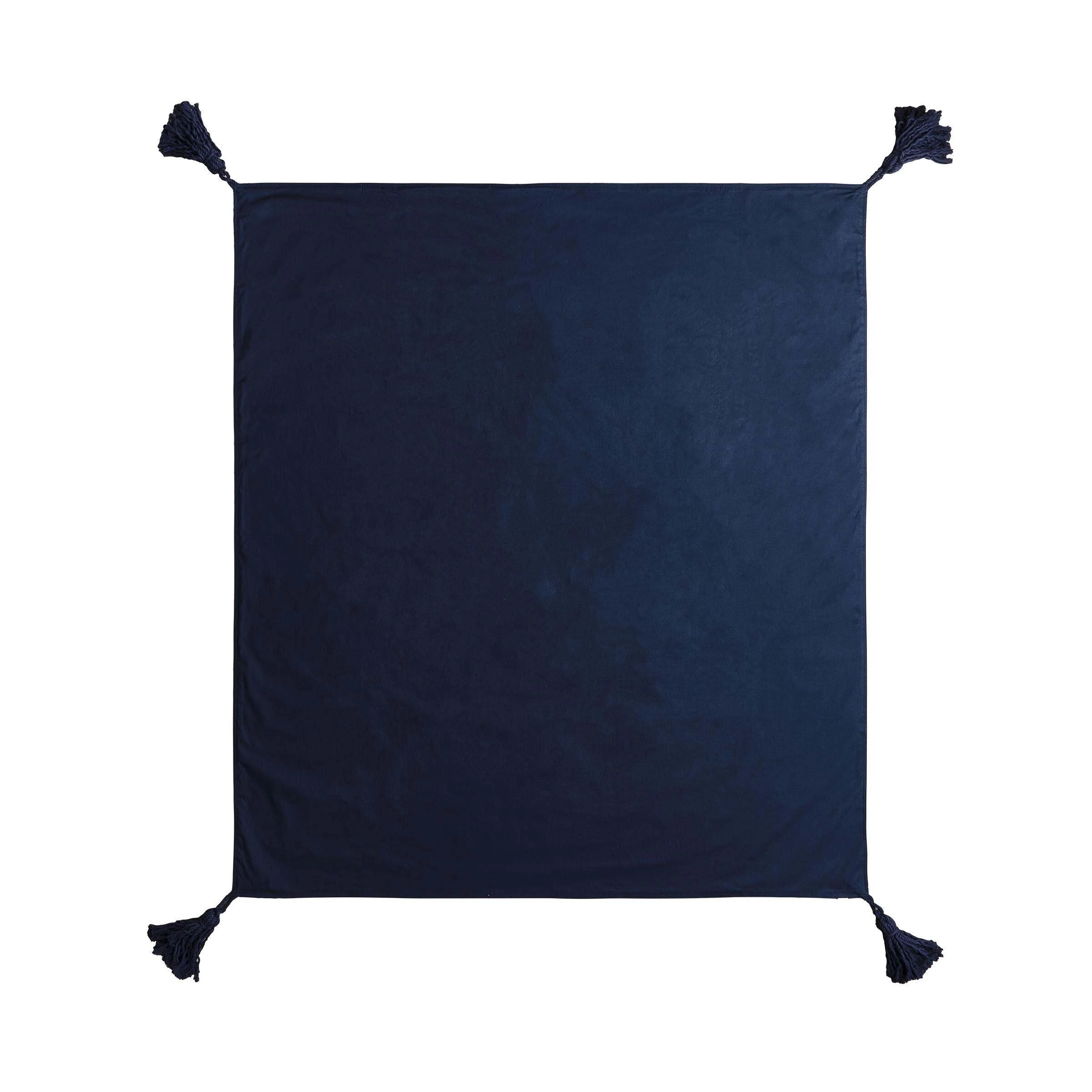 Butlers Picknickdecke L 175 X B 154cm BETWEEN FLOWERS In Dunkelblau – Bild 5