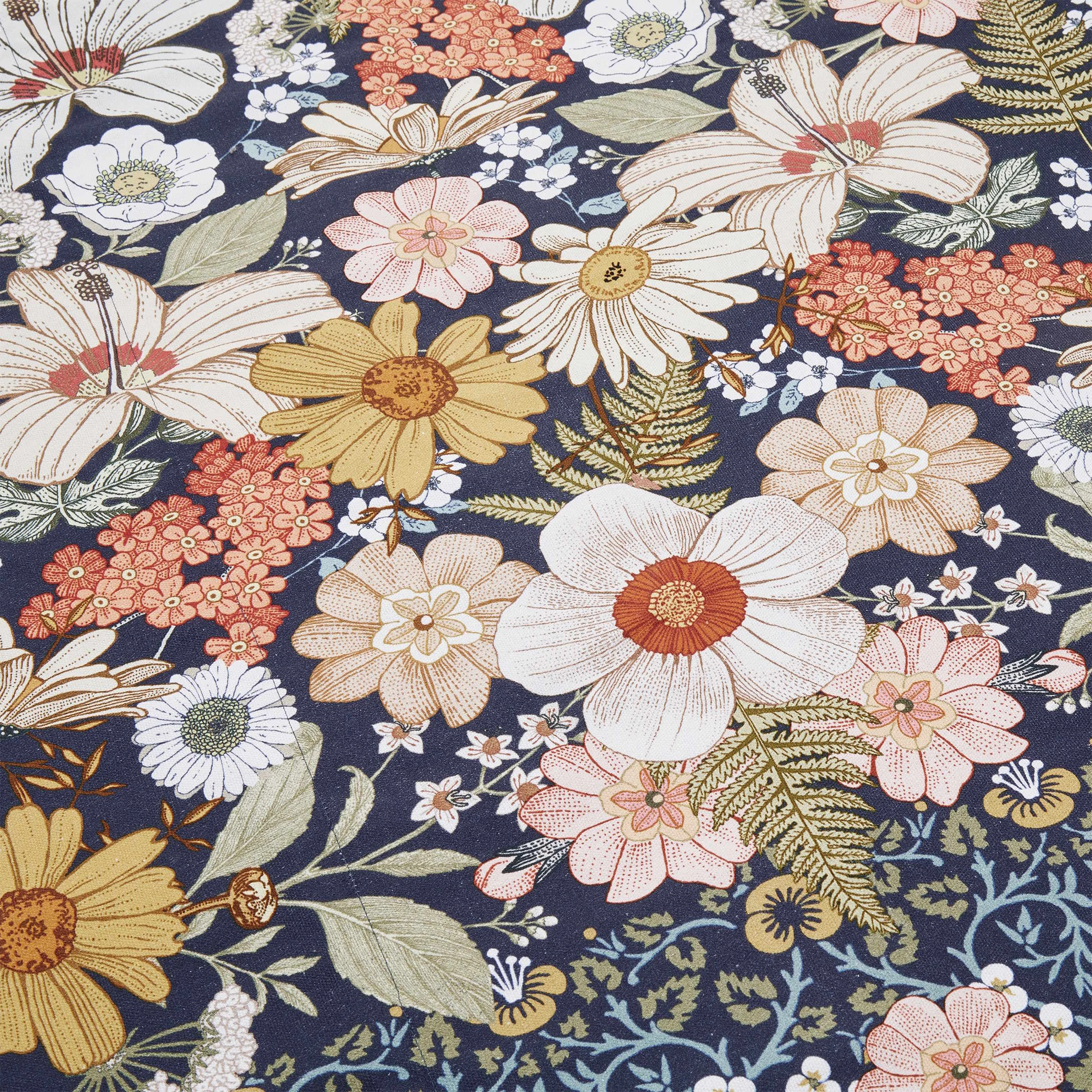 Butlers Picknickdecke L 175 X B 154cm BETWEEN FLOWERS In Dunkelblau – Bild 7