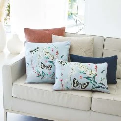 Cacharel Kissen "Buddleia" In Blau/ Bunt