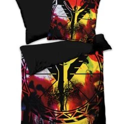 CARLO COLUCCI Bettwäsche-Set Ikarus In Colorato