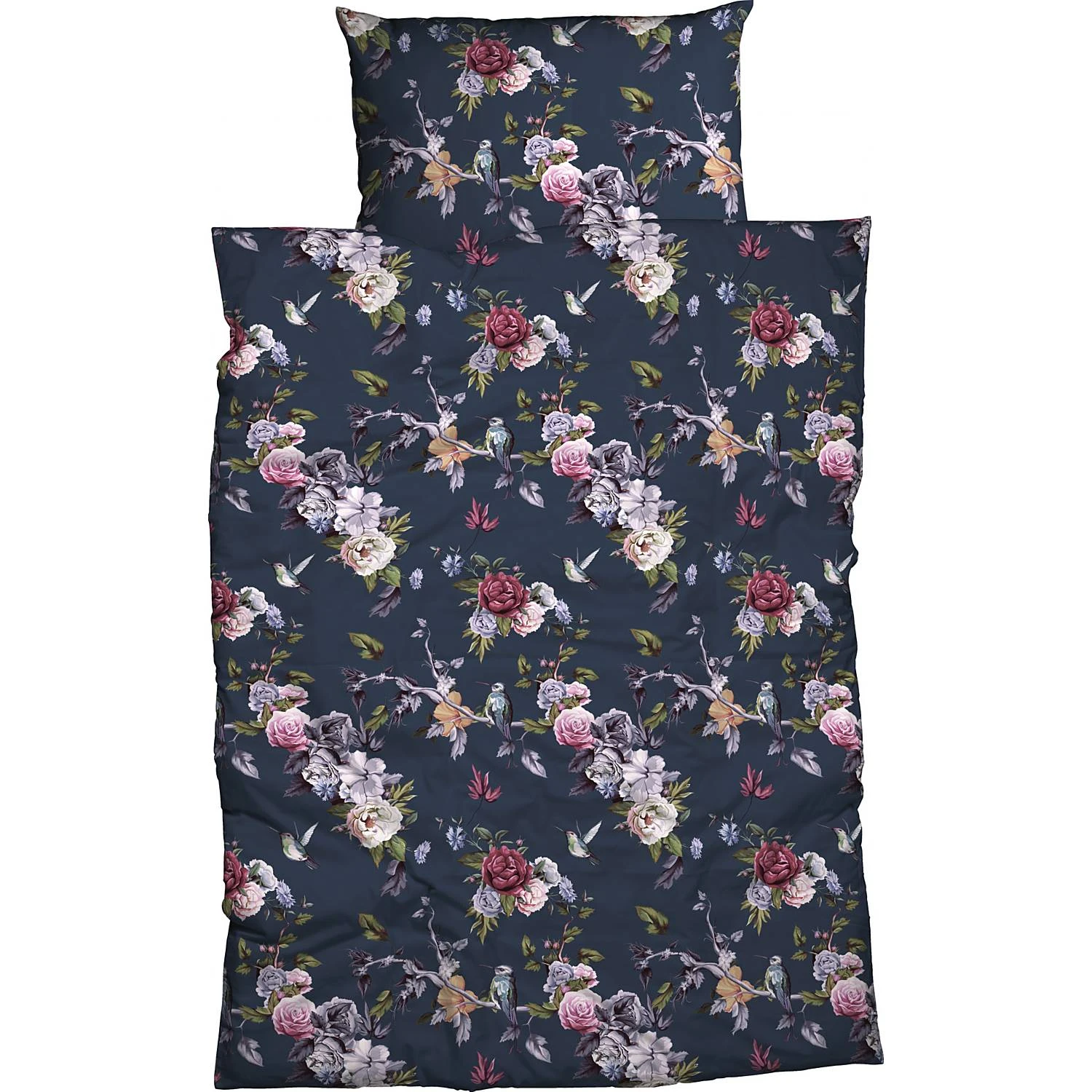 Casatex Bettwäsche Belana Dunkelblau Satin In Dunkelblau