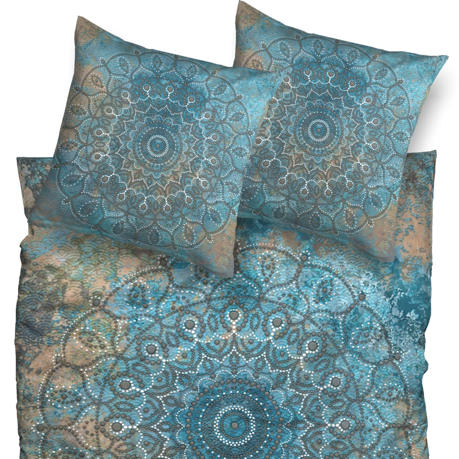 Casatex Bettwäsche Sleep Tight Blau Satin In Blau – Bild 2