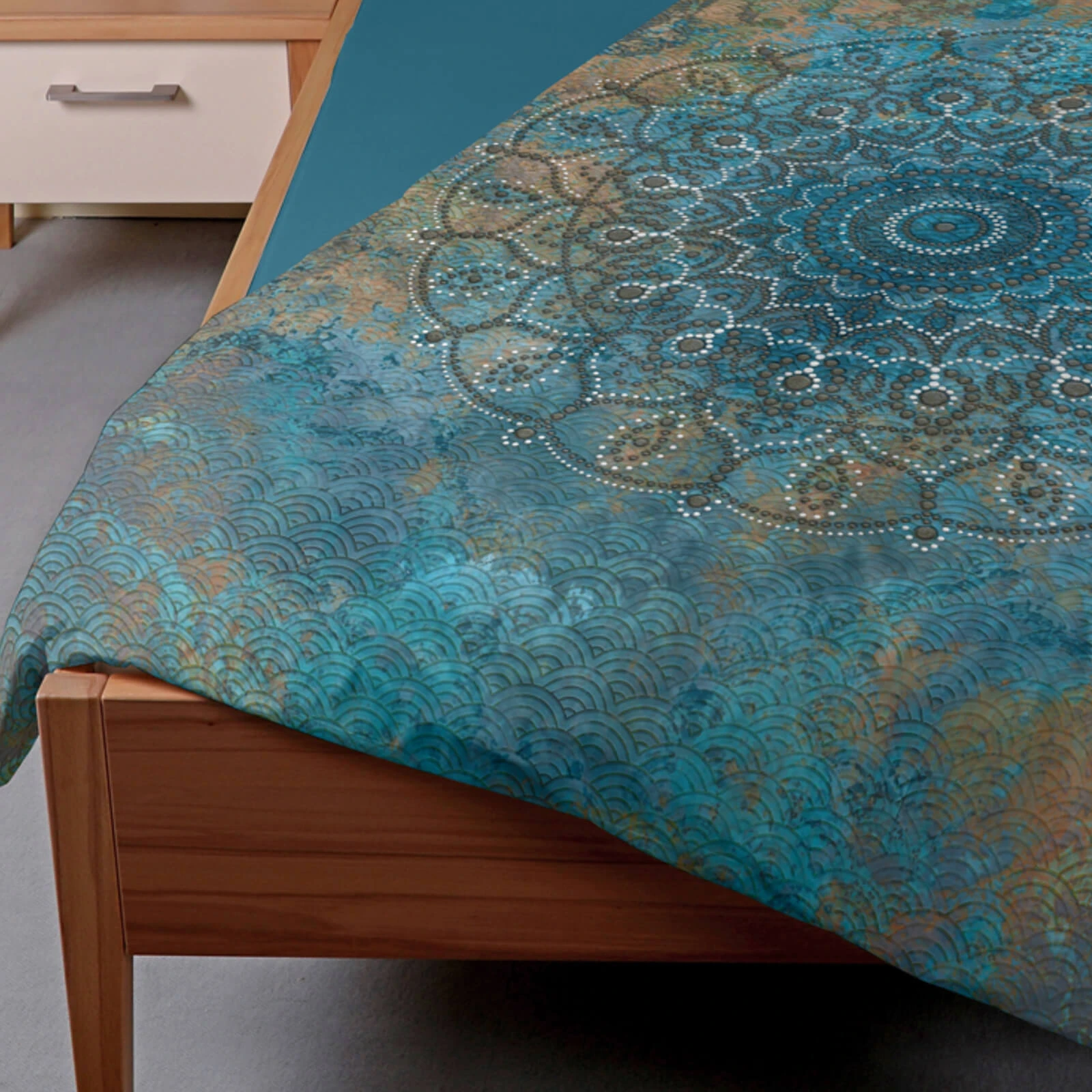 Casatex Bettwäsche Sleep Tight Blau Satin In Blau – Bild 7