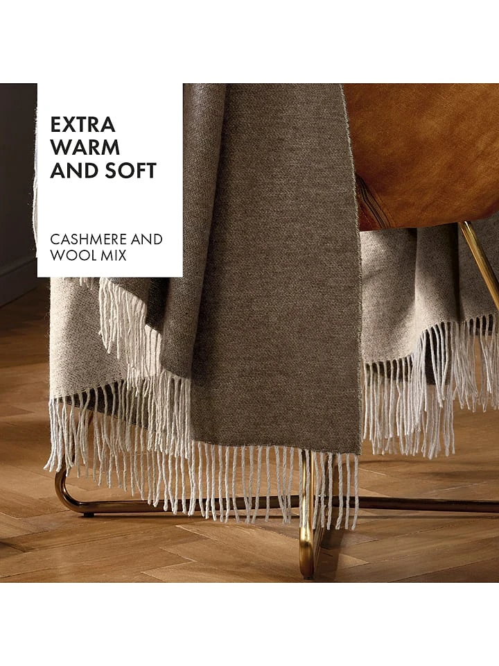 CHEVIGNON Plaid In Hellbraun – Bild 4