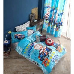 Colorful Cotton Bettwäsche-Set "Turbo" In Blau