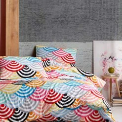 Colorful Cotton Renforcé-Bettwäsche-Set In Bunt