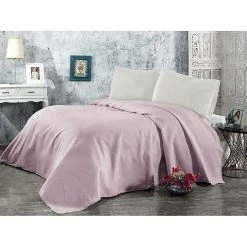 Colorful Cotton Tagesdecke "Sude" In Rosa