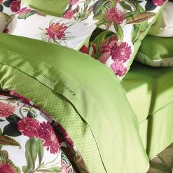 CXL By Christian Lacroix Satin-Spannbettlaken In Grün