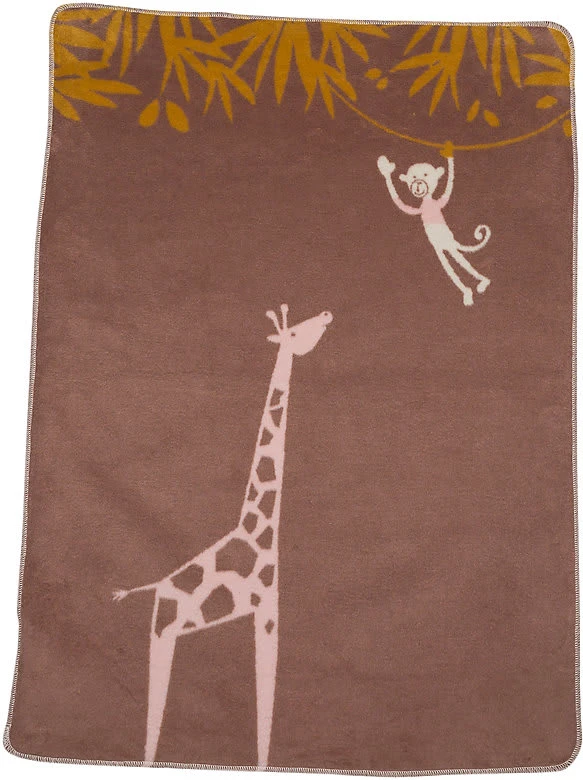 David Fussenegger 100% BIO-Baumwolldecke "Giraffe"