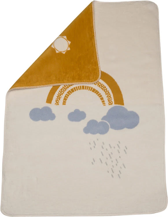 David Fussenegger 100% BIO-Baumwolldecke "Regenbogen" – Bild 3