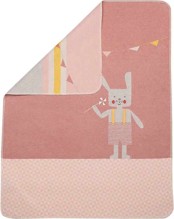 David Fussenegger Babydecke "Hase" Inkl. Stick – Bild 3