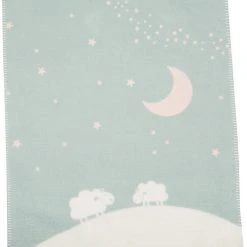 David Fussenegger Babydecke "Mond Und Schafe"