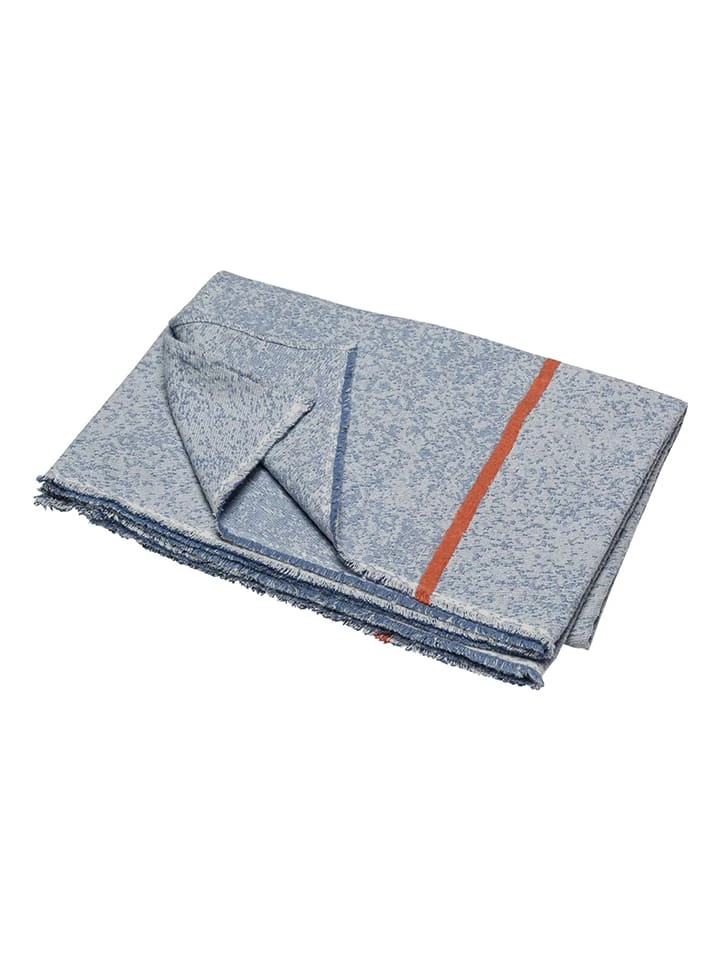 David Fussenegger Decke "Riva - Struktur Mit Effekt" In Blau – Bild 2