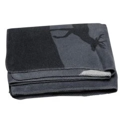 David Fussenegger Decke "Savonna - Hirschsilhouetten" In Grau