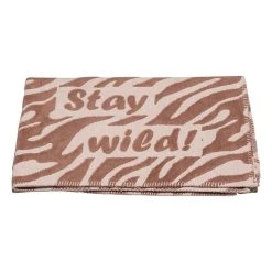 David Fussenegger Kinderdecke "Finn - Stay Wild" In Hellbraun