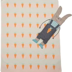 David Fussenegger SET Decke In Der Puppe "Hase"