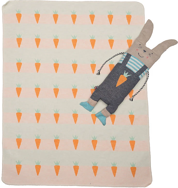 David Fussenegger SET Decke In Der Puppe "Hase"