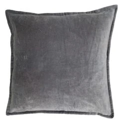 Deco Lorrie Kissen In Grau - (B)45 X (H)45 Cm