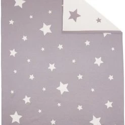 Die Spiegelburg Strickdecke BabyGlück Sternenhimmel, Ca. 80 X 100 Cm