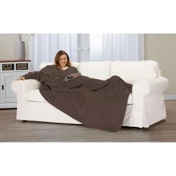 Domger Decke In Braun - (L)240 X (B)150 Cm