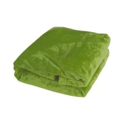 Domger Decke In Hellgrün - (L)240 X (B)220 Cm