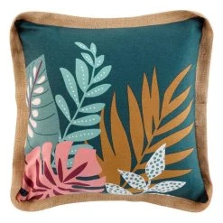 Douceur D'intérieur Kissen "Jacala" In Petrol/ Bunt