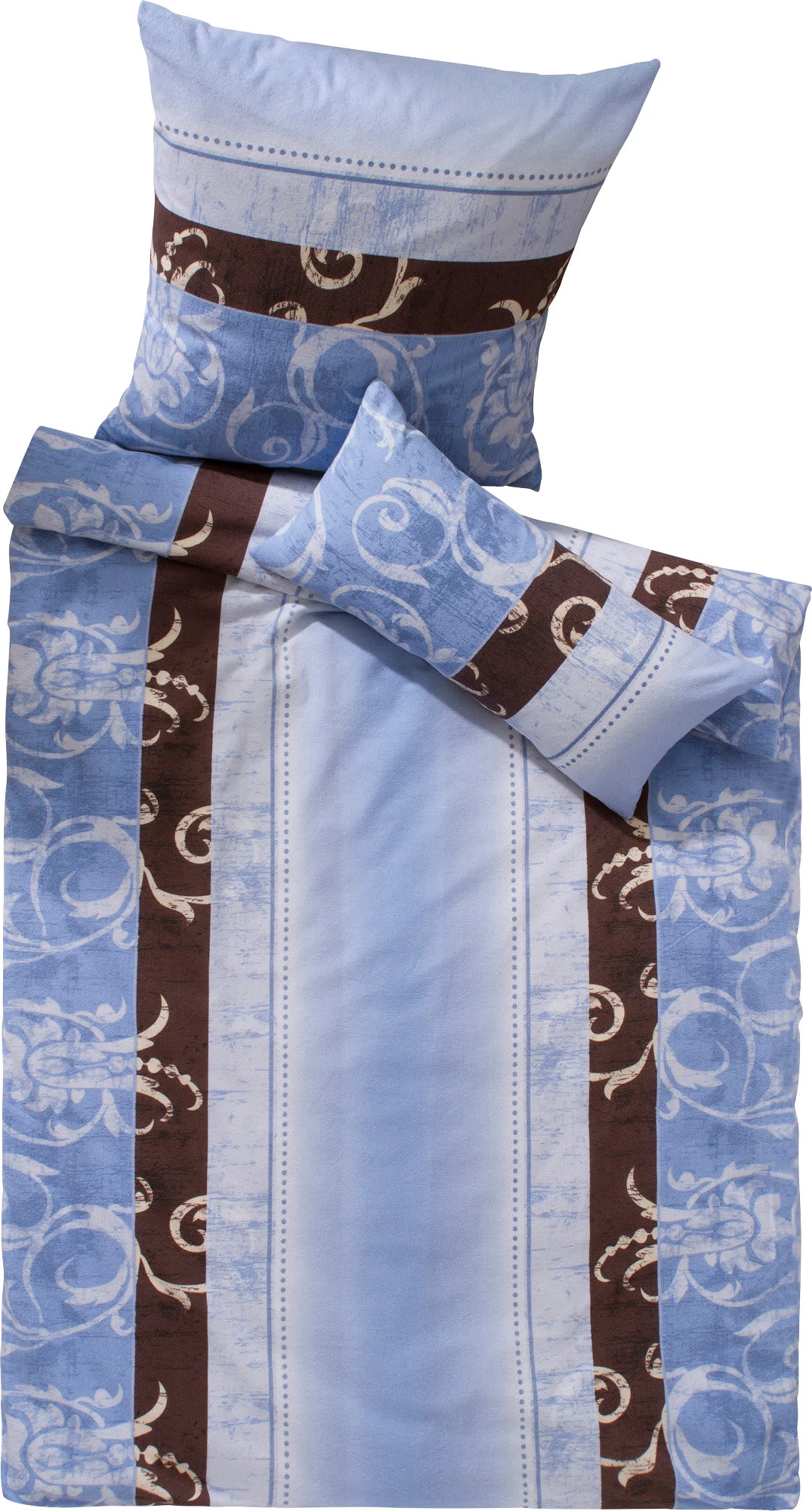 Dyckhoff Bettwäsche In Himmelblau-braun