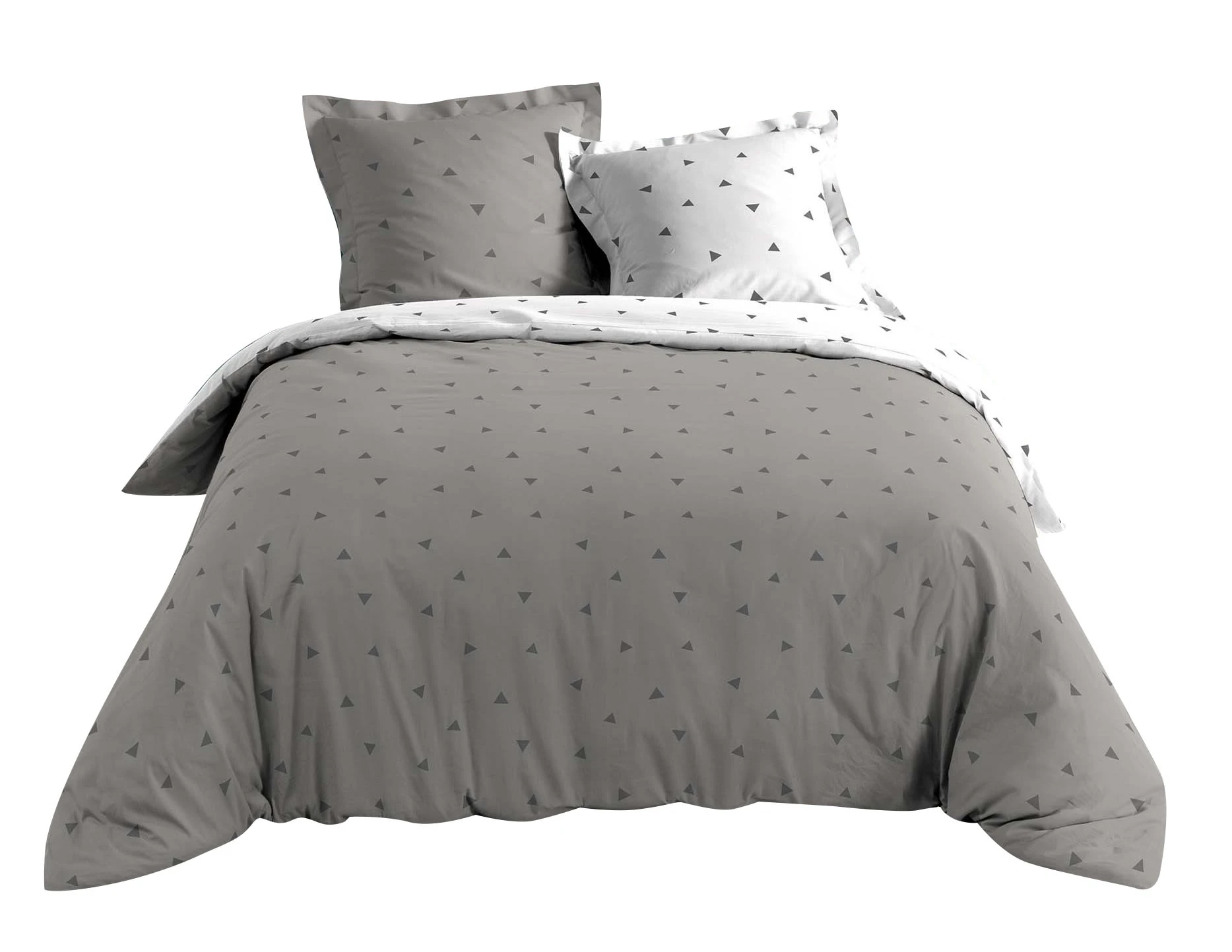 Dynamic24 Bettwäsche-Set In Grau