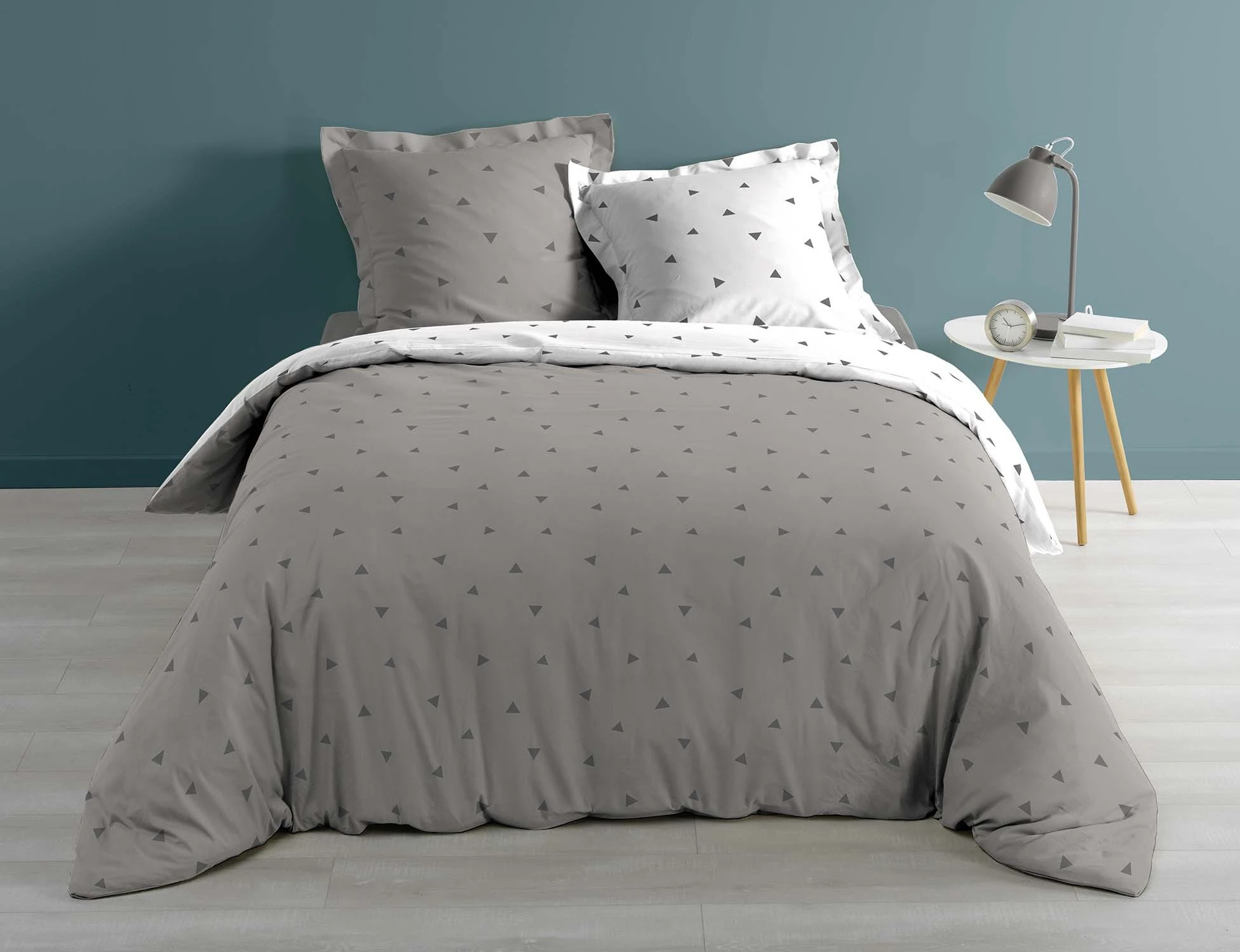 Dynamic24 Bettwäsche-Set In Grau – Bild 2