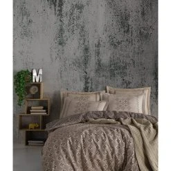 Elizabed Renforcé-Bettwäsche-Set In Braun