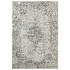 ELLE DECORATION Flachgewebe Teppich Vertou Grün Schwarz