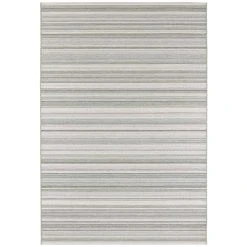 ELLE DECORATION In- & Outdoor Teppich Calais Grün Creme