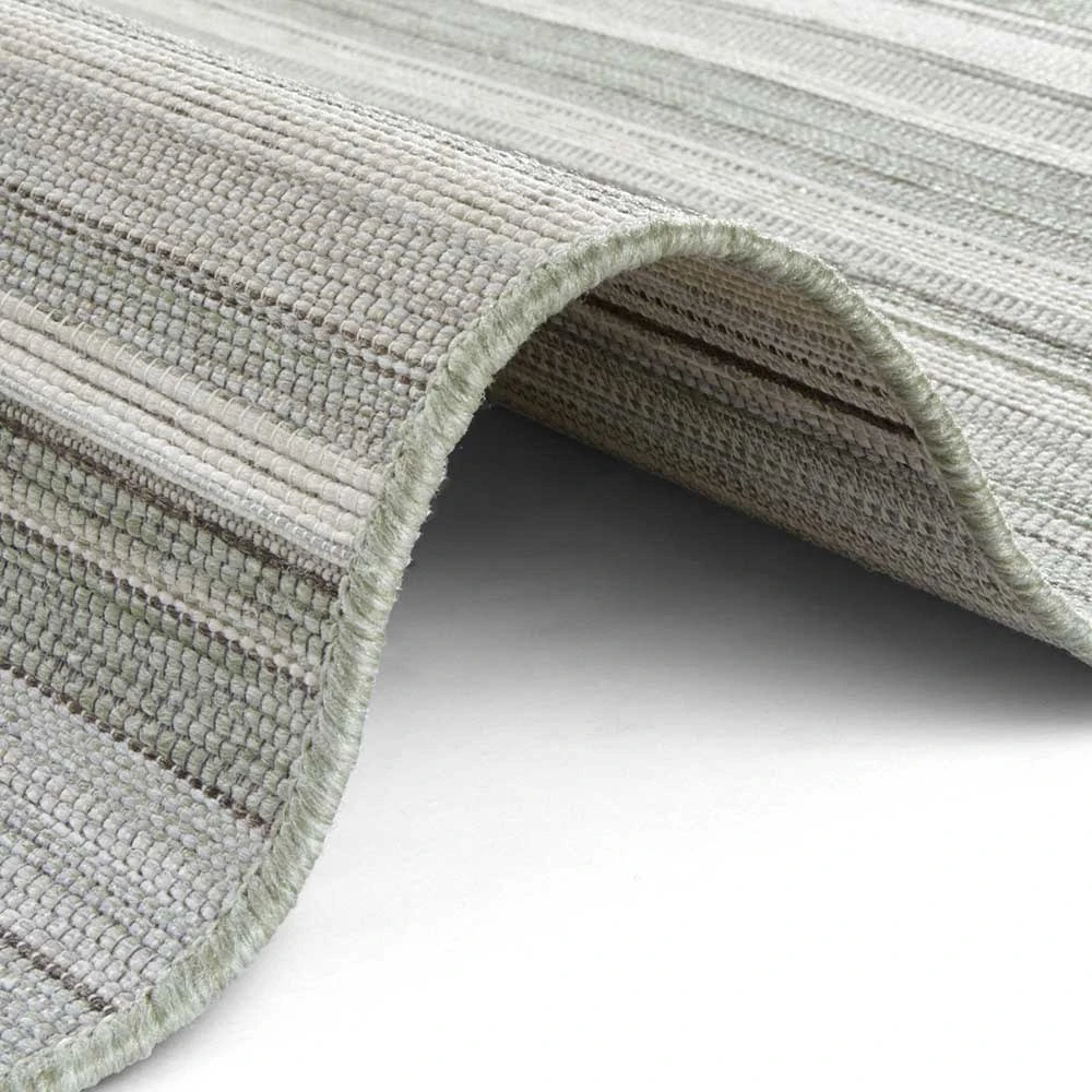 ELLE DECORATION In- & Outdoor Teppich Calais Grün Creme – Bild 4