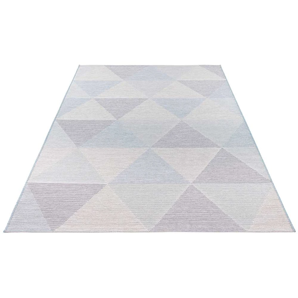 ELLE DECORATION In- & Outdoor Teppich Sevres Blau – Bild 3